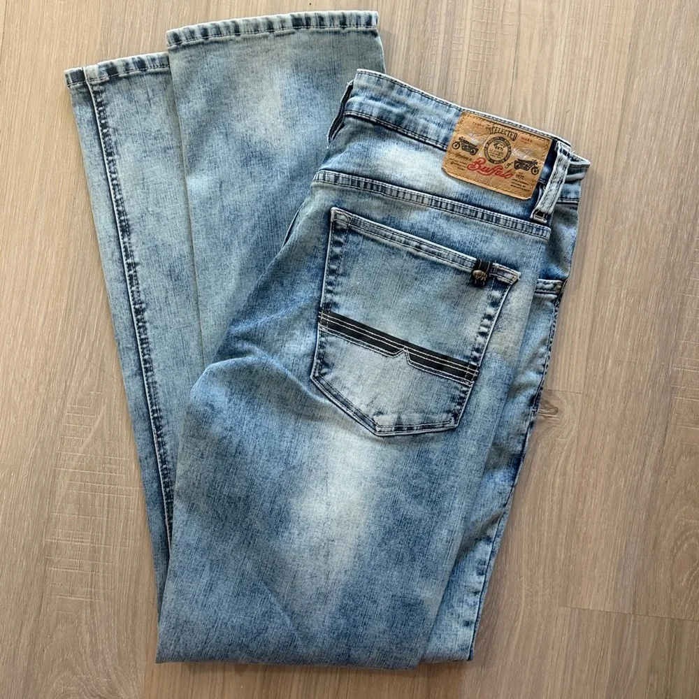 Buffalo David Bitton Straight Leg Denim Jeans. Sz 32/32